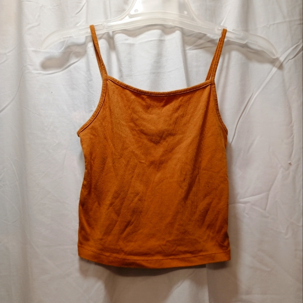 XS Wild Fable Yellow cop tank top